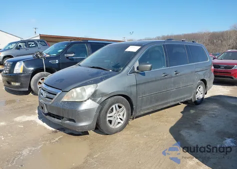 2007 Honda Odyssey Ex-L z USA, uszkodzony, nr VIN 5FNRL38737B441358